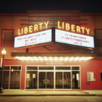 photo of the liberty theatre marquee